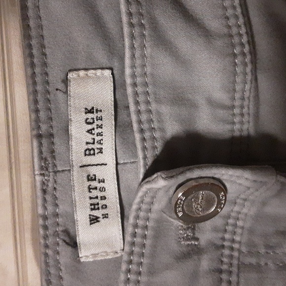 White House Black Market Embroidered Cargo Pants NWOT - Picture 2 of 4